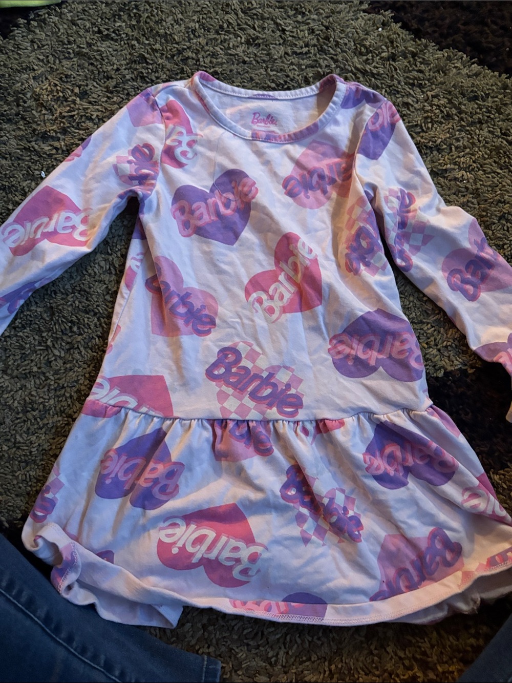 Barbie Pink and Purple Heart Logo